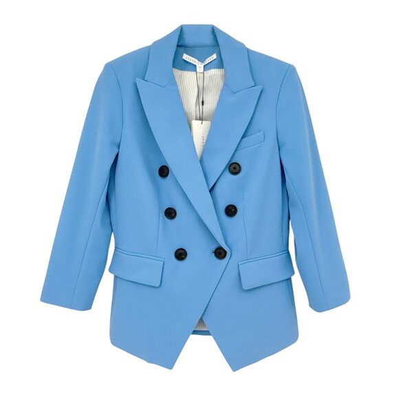 VERONICA BEARD Empire Dickey Jacket in Cornflower 2 - Picture 1 of 10